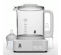 HELLO HIPPO® Kettle Baby Warmer 1300 mL Glass - 800W Low Consumption - Nipple sterilizer - Maintains Heat 24H - Adjustable Temperature 45 to 100°C - Bottle, Tea, Chocolate, Coffee