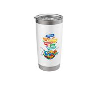 Hello Hola Bonjour Konnichiwa Handshake Languages Stainless Steel Insulated Tumbler
