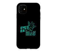 Hello How are You? Giraffe exotic Animal Case for iPhone 11