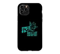 Hello How are You? Giraffe exotic Animal Case for iPhone 11 Pro