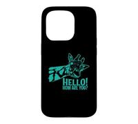 Hello How are You? Giraffe exotic Animal Case for iPhone 15 Pro