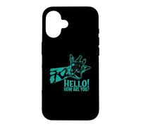 Hello How are You? Giraffe exotic Animal Case for iPhone 16