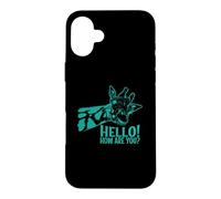 Hello How are You? Giraffe exotic Animal Case for iPhone 16 Plus