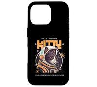Hello I Am Space Kitty Sci Fi Paws Planets Adventures Case for iPhone 16 Pro
