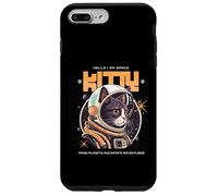 Hello I Am Space Kitty Sci Fi Paws Planets Adventures Case for iPhone 7 Plus/8 Plus