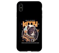 Hello I Am Space Kitty Sci Fi Paws Planets Adventures Case for iPhone XS Max