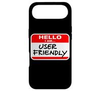 Hello I Am User Friendly - Red Name Tag Case for iPhone Air
