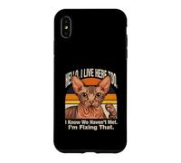 Hello I Live Here Too I Know We Havent Met Cat Case for iPhone XS Max