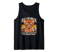 Hello I Live Here Too I Know We Havent Met Cat Tank Top