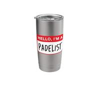Hello, I’m a Padelist - Funny Stainless Steel Insulated Tumbler