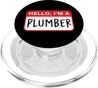 Hello, I’m a Plumber - Funny PopSockets PopGrip for MagSafe