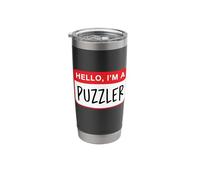 Hello, I’m a Puzzler - Funny Stainless Steel Insulated Tumbler
