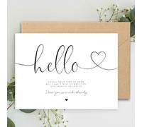 Hello I still need time to grow and finally say Hello Poem Pregnancy Announcement A5 Card with envelope, Family, Pregnancy Announcement, Pregnancy Reveal, Friends, Christmas Card,