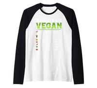 Hello I'm A Vegan Raglan Baseball Tee