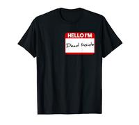 Hello I'm Dead Inside Sarcasm Depression Nihilist T-Shirt