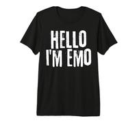 Hello I'm Emo - Hi I Am Emo - Still Emo It was Never A Phase Premium T-Shirt