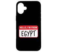 Hello, I'm From Egypt Case for iPhone 16 Plus
