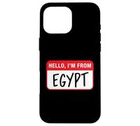 Hello, I'm From Egypt Case for iPhone 16 Pro Max