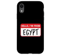 Hello, I'm From Egypt Case for iPhone XR