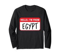Hello, I'm from Egypt Long Sleeve T-Shirt