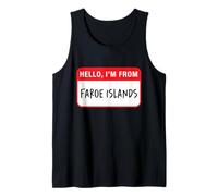 Hello, I'm from Faroe Islands Tank Top