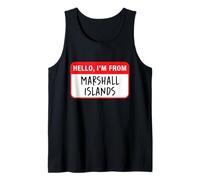 Hello, I'm from Marshall Islands Tank Top