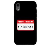 Hello, I'm From New Caledonia Case for iPhone XR