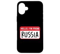 Hello, I'm From Russia Case for iPhone 16 Plus