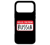 Hello, I'm From Russia Case for iPhone 17 Pro Max
