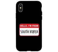 Hello, I'm From South Korea Case for iPhone X/XS