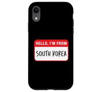 Hello, I'm From South Korea Case for iPhone XR