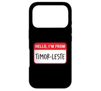 Hello, I'm From Timor-Leste Case for iPhone 17 Pro