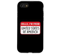 Hello, I'm From United States of America Case for iPhone SE (2020) / 7/8