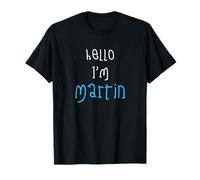 Hello I'm Martin. Cute Funny Slogan Outfit for Boys Toddlers T-Shirt