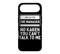 Hello I'm The Manager Name Tag No Karen You Can't Talk To Me Case for iPhone Air