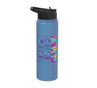 Hello in Different Languages Learn Travel The World Polyglot Stainless Steel Insulated Water Bottle