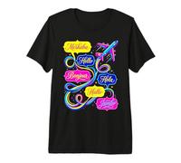 Hello in Different Languages World Travel Airplane Polyglot Premium T-Shirt
