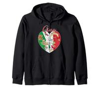 Hello Italy I Love Italy I Heart Italy Proud To Be Italian Zip Hoodie
