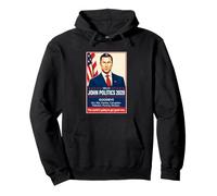 Hello John Politics 2028 Campaign Satire Pullover Hoodie