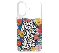 Hello Joy Hello Peace Hello Love Case for iPhone 17