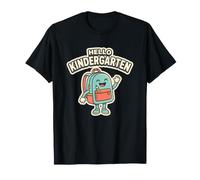 Hello Kindergarten Back to School Cute Character Kids Mascot T-Shirt