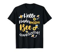 Hello Kindergarten Bee Awesome Cute Kinder Teacher First Day T-Shirt