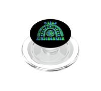 Hello Kindergarten Earth Leopard Rainbow Retro Vintage PopSockets PopGrip for MagSafe