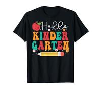Hello Kindergarten Retro Back to School T-Shirt