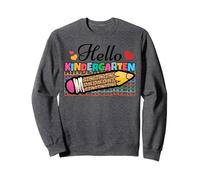 Hello Kindergarten Squad Pencil Back to School Teacher Kids Sweatshirt