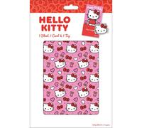 Hello Kitty 1 Sheet, 1 Tag, 1 Card Pack