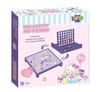Hello Kitty 2-in-1 Board Game | 4 in-a-Row & Snakes and Ladders Classic Strategy and Family Fun Game | Kids Board Game with Hello Kitty Theme | Educational and Creative Game for Kids