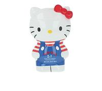 Hello Kitty 2-in-1 Vegan Shower Gel & Shampoo for Kids & Adults - 90% Natural Ingredients, Hydrating & Gentle Formula, Dermatologically Tested, Pleasant Scent, Fun 3D Bottle, Ages 3+, 400ml