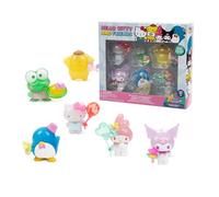 Hello Kitty 2-Inch Figure 6 Pack - Collectible Mini Figures Set with Adorable Designs, Perfect for Play, Display, or Collecting Fans of All Ages