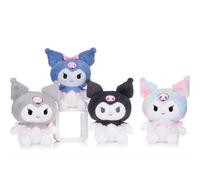 Hello Kitty 30cm Plush Toy Kuromi Design Soft Plush Toy for Kids and Adults, Available in 4 Designs, Perfect for Fans and Collectors (Grey)